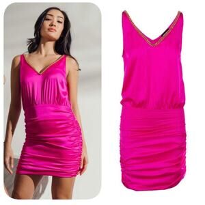 NWT Generation Love Kinsley Chain Dress Hot Pink size XXS